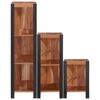 vidaXL Libreria 3 pcs Marrone 50 x 30 x 110 cm