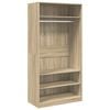 vidaXL Armadio Rovere Sonoma 100x50x200 cm in Legno Multistrato