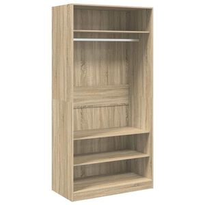 vidaXL Armadio Rovere Sonoma 100x50x200 cm in Legno Multistrato
