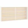 vidaXL Vetrina da collezione in legno con ante 80x8,5x37cm