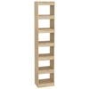 vidaXL Libreria/Divisorio Rovere Sonoma 40x30x198 cm