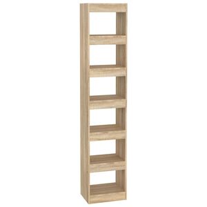 vidaXL Libreria/Divisorio Rovere Sonoma 40x30x198 cm