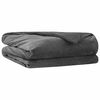 vidaXL Coperta Ponderata Antracite 150 x 200 cm 7 kg 100% Cotone 205T