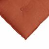 vidaXL Cuscino per Schiena Rosso Arancio 160 x 50 cm Tessuto in Cords