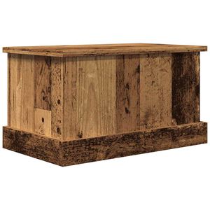 vidaXL Scatola Portaoggetti Legno Antico 30x50x28 cm Legno Multistrato