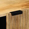 vidaXL Credenza Marrone 90x33x75 cm in Legno Massello di Mango