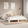 vidaXL Letto senza Materasso Bianco 180x200 cm Legno Massello di Pino