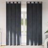 vidaXL Tende oscuranti 2 pcs Grigio chiaro 140 x 225 cm Velluto
