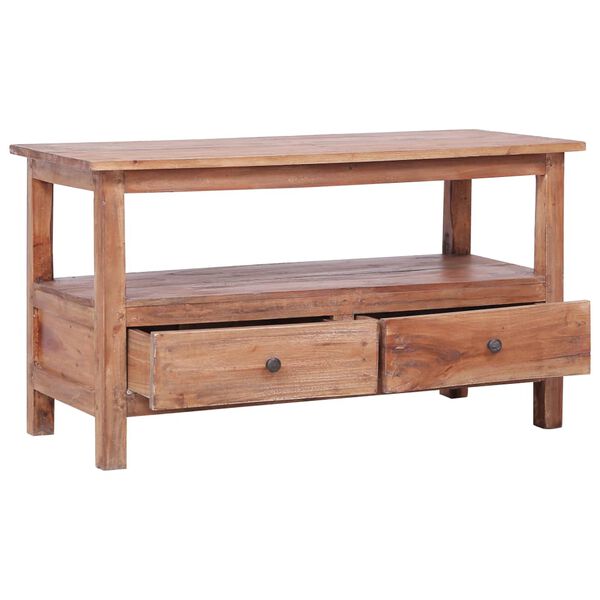 vidaXL Mobile Porta TV 90x40x50 cm in Legno Massello di Recupero