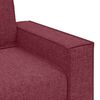 vidaXL Poltrona Divano Rosso Vino 100x78x84 cm Tessuto