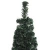 vidaXL Albero Natale Artificiale Sottile Supporto 120 cm Fibra Ottica