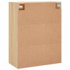 vidaXL Mobile a Parete Rovere Sonoma 69,5x34x90 cm
