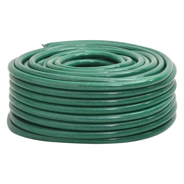 vidaXL Tubo d'Aria Verde 1" 100 m in PVC