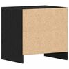 vidaXL Armadio da Notte con cassetto Rovere Nero 45 x 34 x 44,5 cm