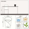 LECHUZA Fioriera ORCHIDEA ALL-IN-ONE Diametro 18 cm Tortora
