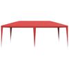 vidaXL Tenda Party Rosso 600 x 300 x 255 cm PE e Acciaio