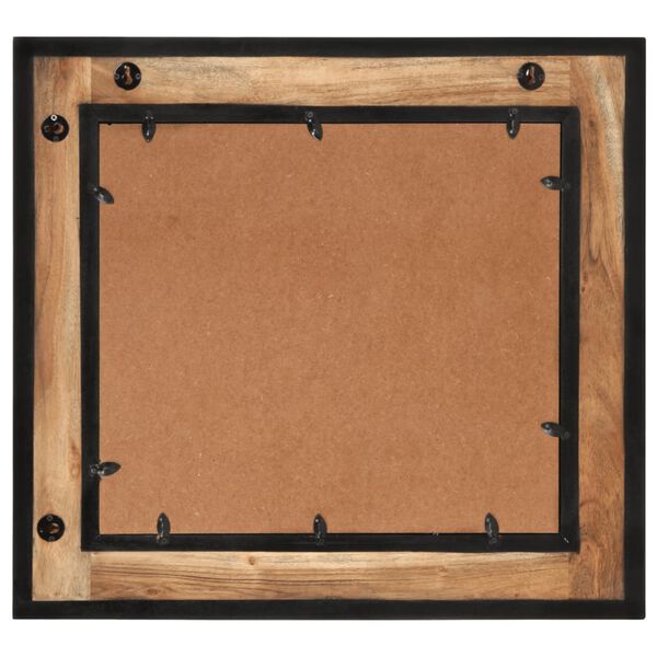 vidaXL Specchio da Bagno 60x1x55 cm in Legno Massello di Acacia