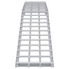 vidaXL Ramp di Carico Argento 230 x 44 x 13 cm Alluminio