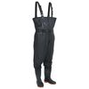 vidaXL Wader con Stivali e Cintura Nero Taglia 41