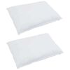 vidaXL Cuscino con cuscino 2 pcs Bianco 50 x 70 cm Piuma