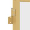 vidaXL Porta Interni Sottile Oro 76x201,5cm Vetro Temperato Alluminio