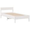 vidaXL Letto Libreria senza Materasso Bianca 90x200 cm Legno di Pino