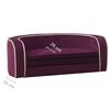 vidaXL Divano Cani Pieghevole Bordeaux 73x67x26cm in Peluche e Cuscino