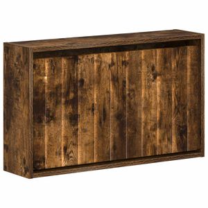 vidaXL Mobiletto per Scarpe da Muro ZWOLLE 71 x 17 x 43 cm Rovere Fumo