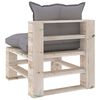 vidaXL Set Salotto Giardino su Pallet Cuscini 6 pz in Legno di Pino