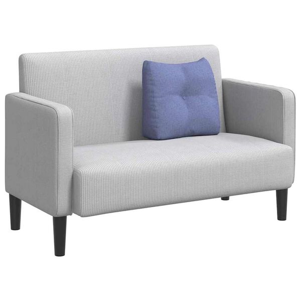 vidaXL Cuscino per Schiena Blu jeans 45 x 24 x 50 cm Tessuto