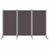 vidaXL Paravento a 3 Pannelli Antracite 260x180 cm