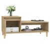 vidaXL Tavolino da Salotto Rovere Sonoma 100x50x45cm Legno Multistrato
