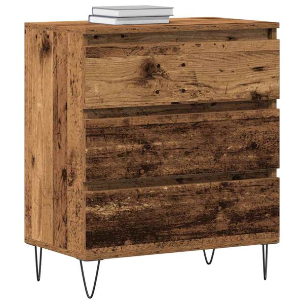 vidaXL Credenza Legno vecchio 60 x 35 x 70 cm Legno multistrato