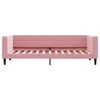 vidaXL Divano Letto con Materasso Rosa 80x200 cm in Velluto