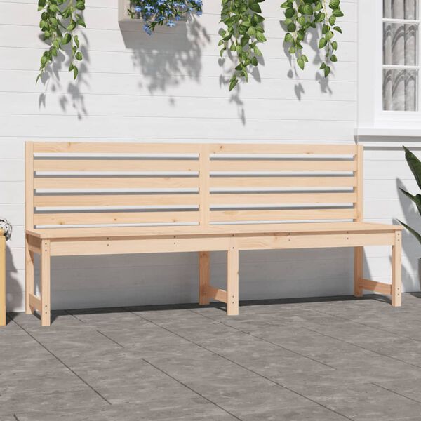vidaXL Panca da Giardino 201,5 cm in Legno Massello di Pino