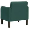 vidaXL Divano Sedia con Braccioli Verde Scuro 54 cm in Velluto