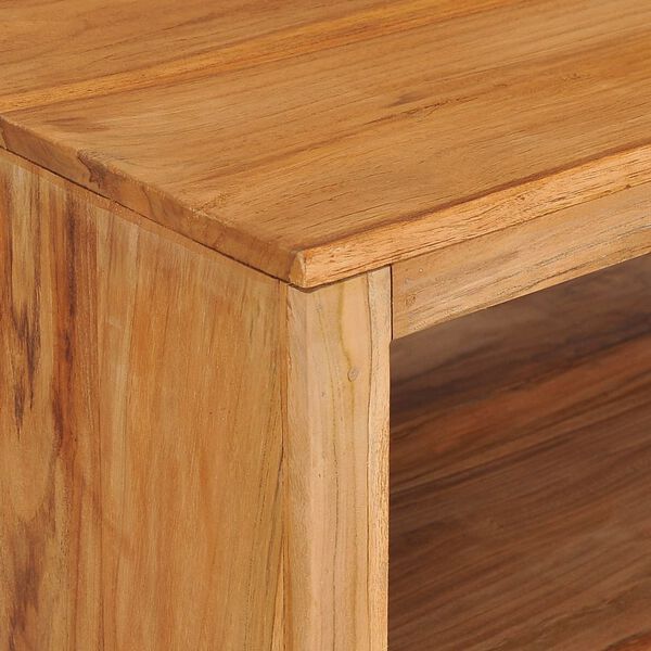 vidaXL Tavolino da Salotto 110x60x40 cm in Legno Massello di Teak