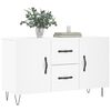 vidaXL Credenza Bianca 100x36x60 cm in Legno Multistrato