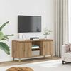 vidaXL Mobile TV Rovere Artigianale 102x35x50 cm in Legno Multistrato