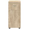 vidaXL Set di Armadi da Bagno TULUM Rovere Sonoma 37 x 31,5 x 82 cm