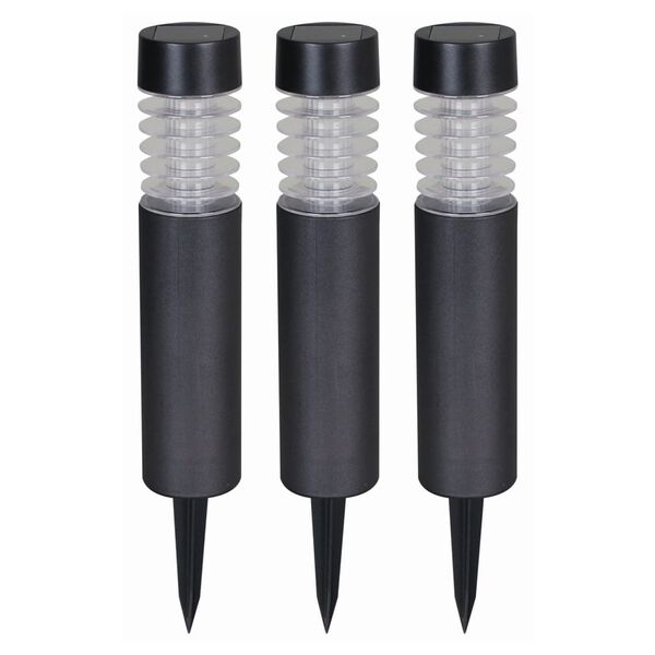 Luxform Luci Solari da Giardino a LED Valence 3 pz Antracite
