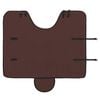 vidaXL Coperta per Cavalli Marrone Scuro Completo Poliestere