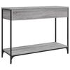 vidaXL Tavolino Consolle Grigio Sonoma 100x34,5x75cm Legno Multistrato