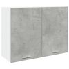vidaXL Mobile Pensile &ldquo;Lyon&rdquo; Grigio Cemento 80x31x60 cm