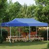 vidaXL Tenda Party Blu 291 x 580 x 315 cm Tessuto Oxford