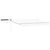 vidaXL Tettuccio Elettrico Retrattile Bianco 3 x 2,5 m
