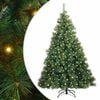 vidaXL Albero di Natale artificiale con 300 LED Verde 180 cm PE e PVC