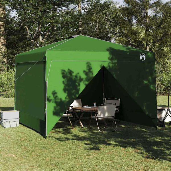 vidaXL Tenda Gazebo Verde 290 x 290 x 251 cm Tessuto