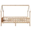 vidaXL Giroletto Casetta per Bambini 90x200 cm Legno Massello di Pino