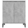 vidaXL Credenza Grigio Cemento 60x35x70 cm in Legno Multistrato